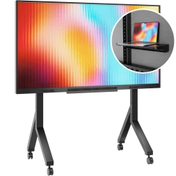 Стойка для телевизора Onkron TS2081 черный 70&amp;quot;-110&amp;quot; макс.120.5кг напольный мобильный