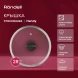 Крышка Rondell Handy RDA-1688 d=28см крыш.прозрачный руч.черная