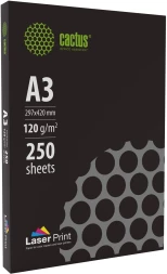 Бумага Cactus CS-LPA3120250 A3/120г/м2/250л./белый CIE170% для лазерной печати