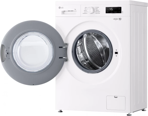 Стиральная машина LG F2Y1HS3W класс: A загр.фронтальная макс.:7кг белый инвертер