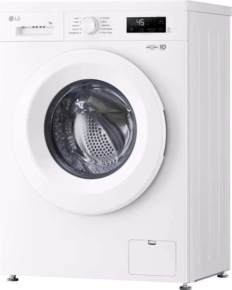Стиральная машина LG F2Y1HS3W класс: A загр.фронтальная макс.:7кг белый инвертер