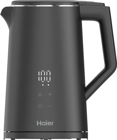 Чайник электрический Haier HK-503 1.7л. 2200Вт черный корпус: пластик (FM04WQD00RU)