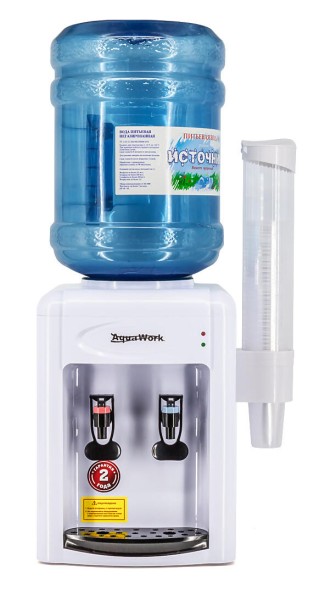 Кулер Aqua Work 0.7-TDR настольный электронный белый