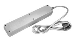 Сетевой фильтр PC Pet AP01006-E-G 1.8м (5 розеток) серый (пакет ПЭ)