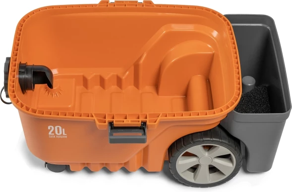 Строительный пылесос Daewoo DAVC 2000S 1500Вт (уборка: сухая/влажная/выдув/сбор воды) оранжевый