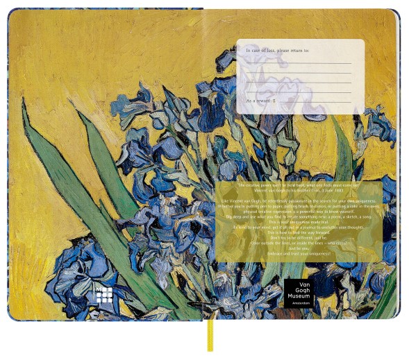 Блокнот Moleskine LIMITED EDITION VAN GOGH MUSEUM SKQP060VANGOGH Large 130х210мм 240стр. линейка твердая обложка синий