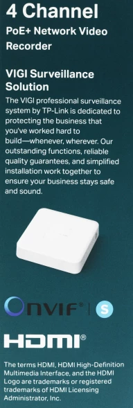 Видеорегистратор TP-Link NVR VIGI NVR1104H-4P