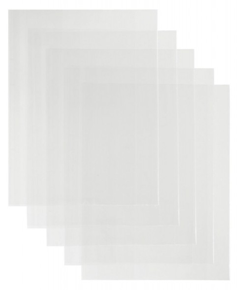 Обложка Silwerhof 382164 для тетради/дневника (набор 10шт) ПП 100мкм гладкая прозр. 210x345мм