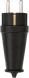 Вилка Rexant 111-200 черный