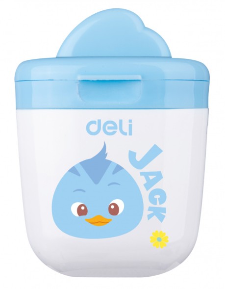 Точилка для карандашей ручная Deli ER01300 1 отверстие пластик ассорти дисплей