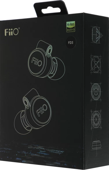 Наушники вкладыши Fiio FD3 1.2м черный/медный проводные в ушной раковине (80001656)