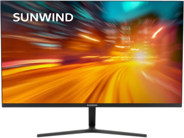 Монитор SunWind 23.8&amp;quot; SM-24FI401 черный IPS LED 1ms 16:9 HDMI матовая 250cd 178гр/178гр 1920x1080 180Hz G-Sync FreeSync DP FHD 2.79кг