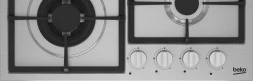 Газовая варочная поверхность Beko HIYG 64225 SXO нержавеющая сталь