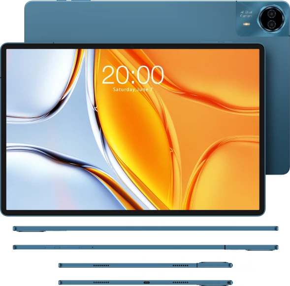 Планшет Teclast T70 G99 (2.2) 8C RAM8Gb ROM256Gb 14&amp;quot; IPS 1920x1200 4G 2Sim Android 14 серый 13Mpix 8Mpix BT WiFi microSD 1Tb 10000mAh