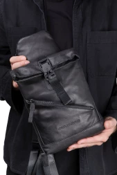 Рюкзак слинг Piquadro Harper CA6784AP/N черный натур.кожа