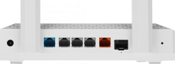 Роутер беспроводной Keenetic Giga (KN-1012) AX3000 10/100/1000BASE-TX/SFP/4g ready белый