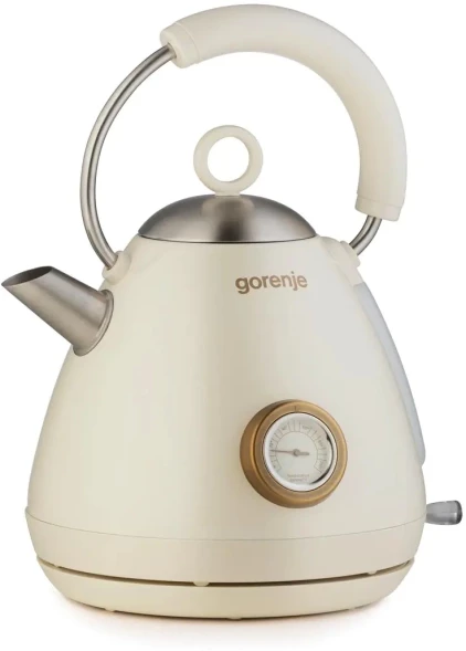Чайник электрический Gorenje K17CD 1.7л. 2200Вт бежевый корпус: металл/пластик