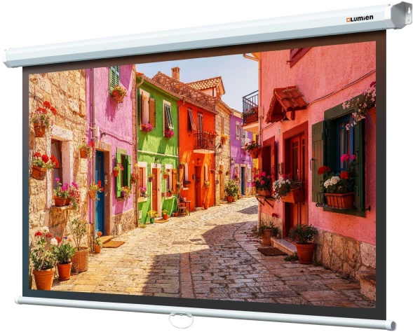 Экран Lumien 84&amp;quot; 137x192см Eco Picture LEP-100126 16:9 настенно-потолочный рулонный белый