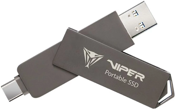 Накопитель SSD Patriot USB-C 1TB PVP301TB28UDG Viper PVP30 2.5&amp;quot; черный USB-A