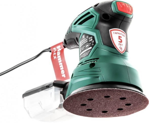 Эксцентриковая шлифмашина Hammer OSM260 260Вт D125мм (576781)