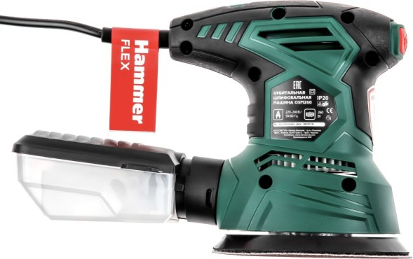 Эксцентриковая шлифмашина Hammer OSM260 260Вт D125мм (576781)