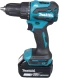 Дрель-шуруповерт Makita DHP490SFJ аккум. патрон:быстрозажимной (кейс в комплекте)