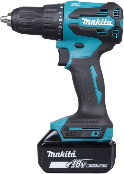 Дрель-шуруповерт Makita DHP490SFJ аккум. патрон:быстрозажимной (кейс в комплекте)