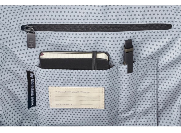 РюкзакДА Moleskine THE BACKPACK CANVAS (ET98CCBKBK) 32x41x13см канвас черный