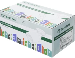 Камера видеонаблюдения аналоговая Tantos TSc-P1080pUVCf 2.8-2.8мм HD-CVI HD-TVI цв. корп.:белый/черный (00-00169712)