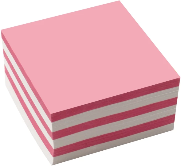 Блок для записей бумажный Silwerhof ECO Эконом 90х90х45мм 65г/м2 ассорти