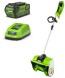 Снегоуборщик электр. Greenworks GD40SSK5