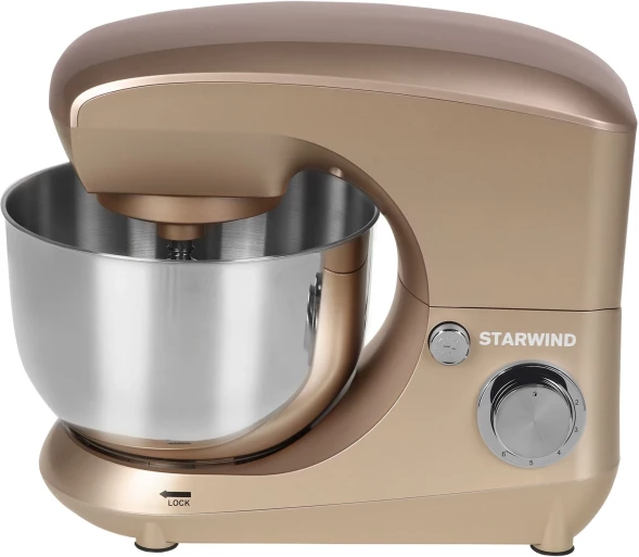 Миксер планетарный Starwind SPM5181 1300Вт золотистый