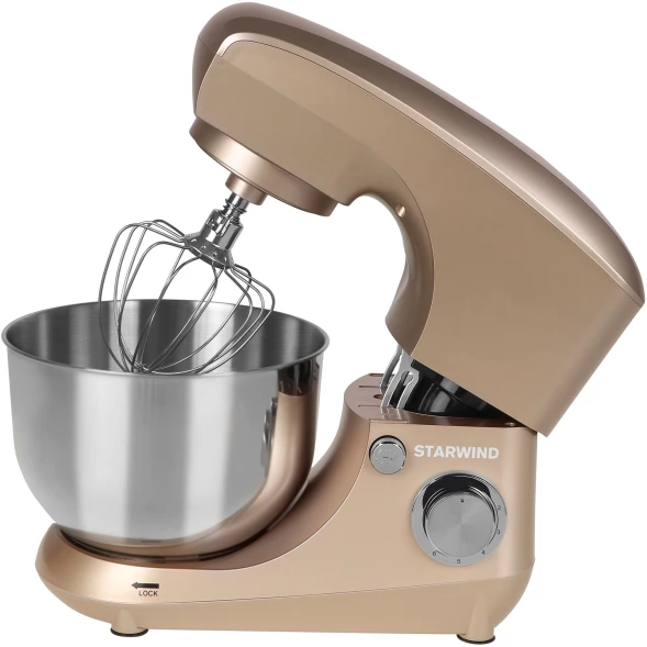 Миксер планетарный Starwind SPM5181 1300Вт золотистый