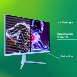 Монитор Digma 23.8&amp;quot; Overdrive 24P410F голубой IPS LED 2ms 16:9 HDMI матовая 300cd 178гр/178гр 1920x1080 200Hz G-Sync FreeSync DP FHD USB 3.7кг