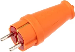 Вилка Rexant 111-202 оранжевый