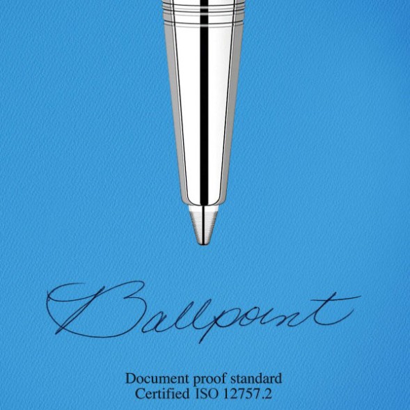 Стержень шариковый Parker QuinkFlow Basic Z09 (CW2166543) M 1мм черные чернила блистер (2шт)