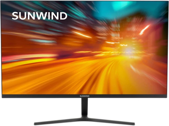 Монитор SunWind 27&amp;quot; SM-27FI401 черный IPS LED 1ms 16:9 HDMI матовая 250cd 178гр/178гр 1920x1080 180Hz G-Sync FreeSync DP FHD 4.2кг