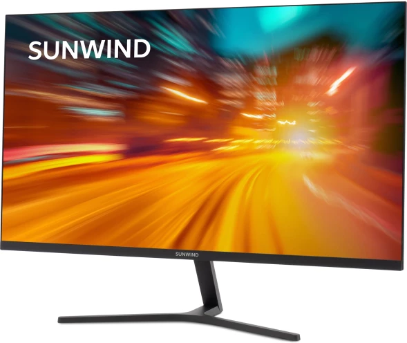 Монитор SunWind 27&amp;quot; SM-27FI401 черный IPS LED 1ms 16:9 HDMI матовая 250cd 178гр/178гр 1920x1080 180Hz G-Sync FreeSync DP FHD 4.2кг