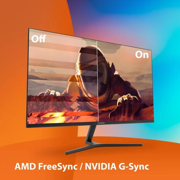 Монитор SunWind 27&amp;quot; SM-27FI401 черный IPS LED 1ms 16:9 HDMI матовая 250cd 178гр/178гр 1920x1080 180Hz G-Sync FreeSync DP FHD 4.2кг