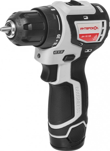 Дрель-шуруповерт Интерскол ДА-10/12В 36 без АКБ и ЗУ аккум. патрон:быстрозажимной (687.0.0.70)