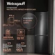 Холодильник Weissgauff WRK 2000 Total NoFrost Inverter 2-хкамерн. черный инвертер