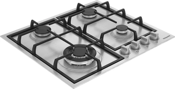 Газовая варочная поверхность Hotpoint HGMT 642 W IX серебристый