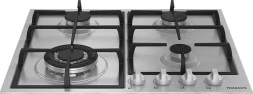 Газовая варочная поверхность Hotpoint HGMT 642 W IX серебристый