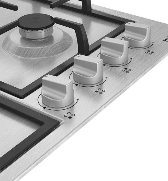 Газовая варочная поверхность Hotpoint HGMT 642 W IX серебристый