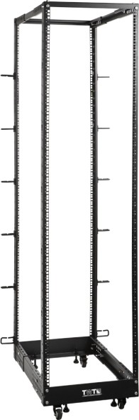 Стойка двухрамная Lanmaster TWT-RACK2-42U-LT-ADJ 42U 600ммX1020мм 360кг черный