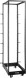Стойка двухрамная Lanmaster TWT-RACK2-42U-LT-ADJ 42U 600ммX1020мм 360кг черный