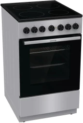 Плита Электрическая Gorenje GEC5B60SG серый стеклокерамика (без крышки)