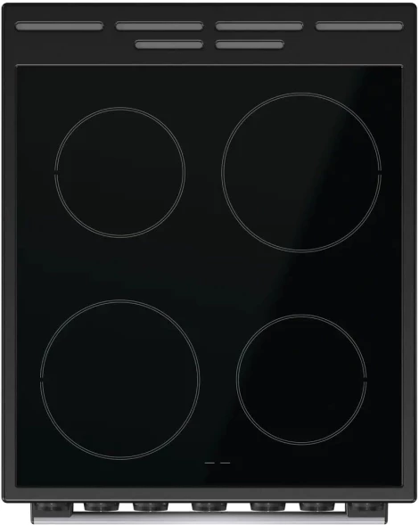 Плита Электрическая Gorenje GEC5B60SG серый стеклокерамика (без крышки)