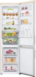 Холодильник LG GC-B509AEMW 2-хкамерн. бежевый инвертер