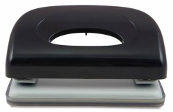 Дырокол Kw-Trio Dolphin 091X9BLACK макс.:10лист. пластик черный отв.:2 с линейкой